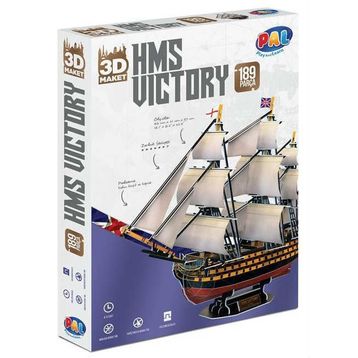 Cubic Fun HMS Victory Donanma Gemisi 189 Parça 3D Puzzle