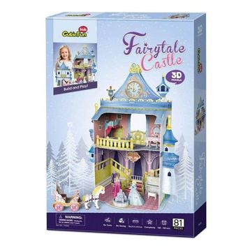 Cubic Fun P809H Fairytale Castle 81 Parça 3D Puzzle