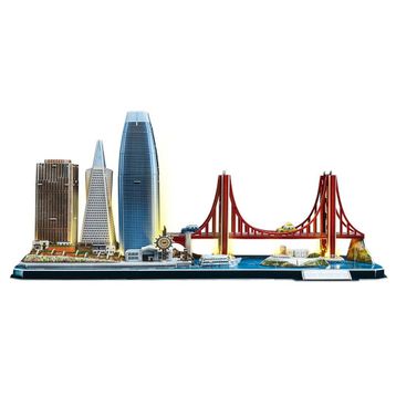 Cubic Fun San Francisco 3d 90 Parça Led Işıklı Puzzle