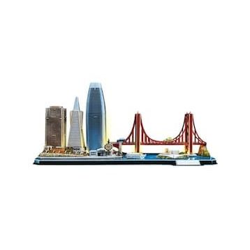 Cubic Fun San Francisco 3d 90 Parça Led Işıklı Puzzle