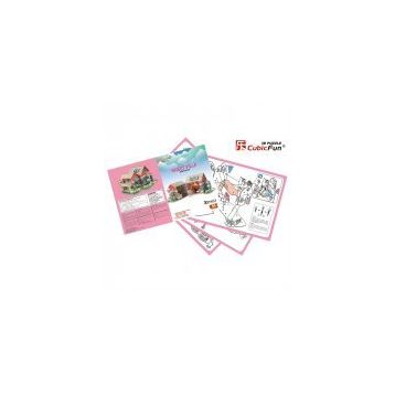 Cubic Fun Sevimli Villa Bebek Evi 84 Parça Puzzle