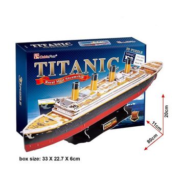 Cubic Fun Titanic Gemisi 113 Parça 3D Puzzle