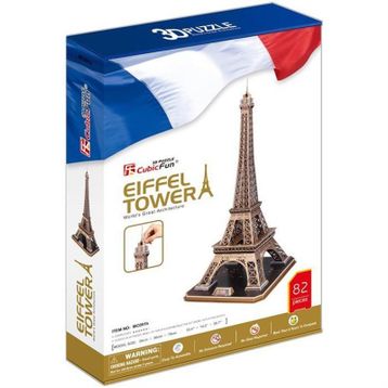 CubicFun Eiffel Kulesi 82 Parça 3D Puzzle