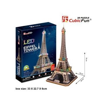 CubicFun Eiffel Kulesi 82 Parça 3D Puzzle