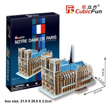 CubicFun Notre Dame De Paris 40 Parça 3D Puzzle