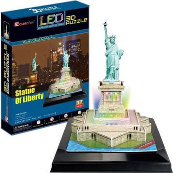 CubicFun Özgürlük Anıtı Abd 61 Parça 3D Puzzle