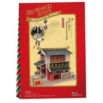 CubicFun W3129H Çin Restoranı 3D Puzzle