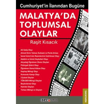 CUMHURIYETIN İLANINDAN BUGÜNE MALATYA'DA TOPLUMSAL OLAYLAR - RAŞİT KISACIK