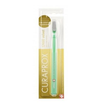 Curaprox 12460 Açık Yeşil-GriVelvet Diş Fırçası