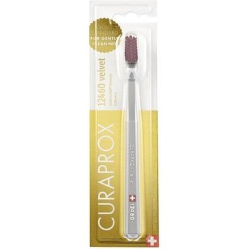 Curaprox 12460 Gri-Kırmızı Velvet Diş Fırçası