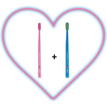 Curaprox CS 5460 Love 2 Adet Pembe-Mavi Diş Fırçası
