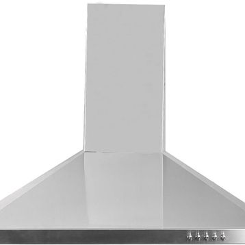 CVS DN 1154 Tufan 3 Kademeli Mekanik Piramit Tipi Davlumbaz Inox