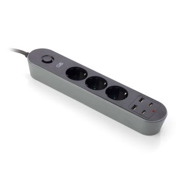 CVS DN 9200 Type C Usb 2 Akım Korumalı 3'lü Priz