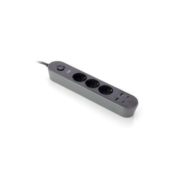 CVS DN 9200 Type C Usb 2 Akım Korumalı 3'lü Priz