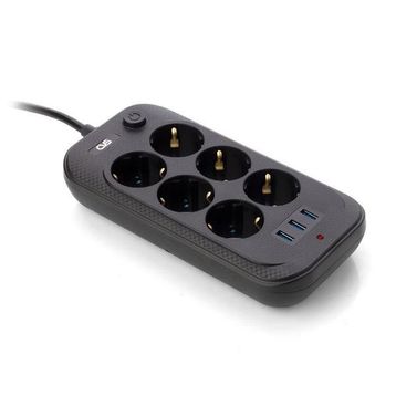 CVS DN 9202 Akım Korumalı 6'lı Priz 3'lü Usb Priz