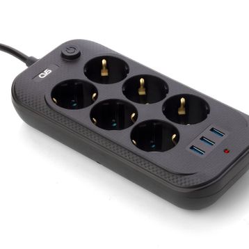CVS DN 9202 Akım Korumalı 6'lı Priz 3'lü Usb Priz
