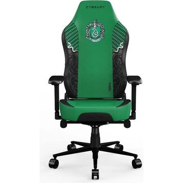 Cybeart Harry Potter Series Slytherin Edition PU Deri Bel Destekli 4D Hafızalı Yastık Oyuncu Koltuğu
