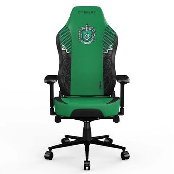 Cybeart Harry Potter Series Slytherin Edition PU Deri Bel Destekli 4D Hafızalı Yastık Oyuncu Koltuğu