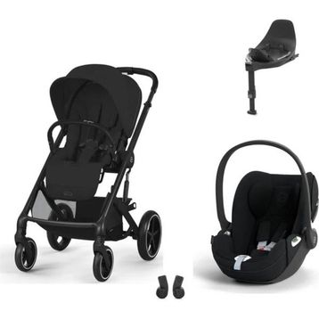 Cybex Balios S Lux Black Moon Black + Cloud T Plus Bazalı Sephia Black Bebek Arabası
