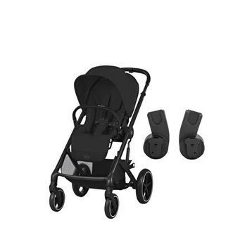 Cybex Balios S Lux Moon Black + Ana Kucağı Adaptörü Bebek Arabası
