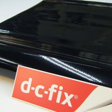 D-c Fix 346-8348 Parlak Düz Siyah Yapışkanlı Folyo