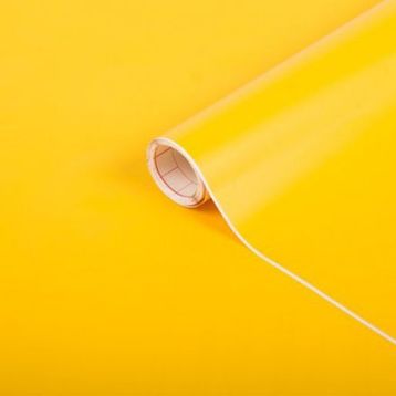 D-c Fix Mat Koyu Sarı Kendinden Yapışkanlı Folyo