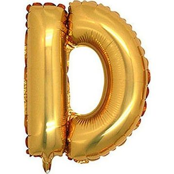D Harf Altın 40 cm Folyo Balon