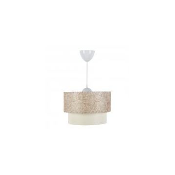 D-Light Melon Kırçıllı Beyaz Avize