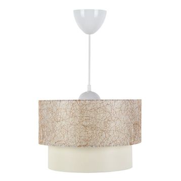 D-Light Melon Kırçıllı Beyaz Avize