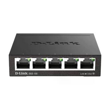 D-Link DGS-105 5 Port 10/100/1000 Mbps Gigabit Switch
