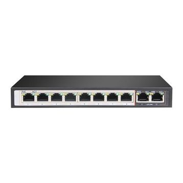 D-Link DGS-F1010P-E-E 10 Port 120 W Full PoE Gigabit 2X Uplink Yönetilemez PoE Switch