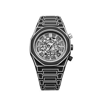 D1 Milano Black Scketch Phbj14 Beyaz Siyah Erkek Kol Saati