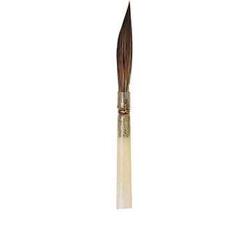 Da Vinci 604 6 Kazan Sincap Kılı Yan Kesik Kılıç Çini Seramik Porselen Kestirme Fırçası