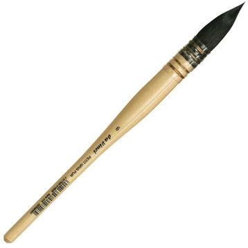 Da Vinci Seri 418 6 Petit Gris Pur Mavi Rus Sincap Kılı Yuvarlak Fransız Sulu Boya Fırçası