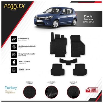 Dacia 2012-2020 Sandero 3d Havuzlu Paspas