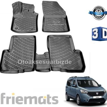 Dacia Dokker 3D Havuzlu Paspas