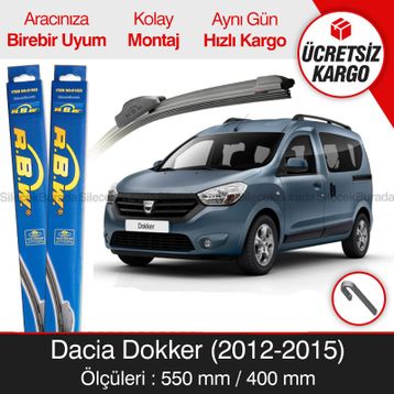 Dacia Dokker RBW 2012-2015 Muz Silecek Takımı