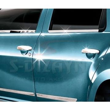 Dacia Duster 2009-2018 4 Parça Krom Cam Çıtası