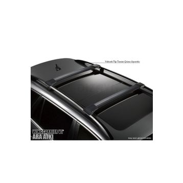 Dacia Duster 2010-2013 Siyah Wingcarrier Ara Atkı