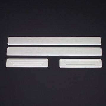 Dacia Duster 2010-2017 4 Parça P.Çelik Krom Kapı Eşiği