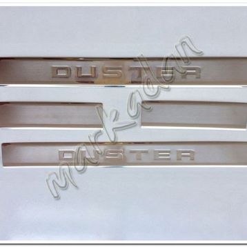 Dacia Duster 2010-2017 4 Parça Paslanmaz Çelik Kapı Eşiği