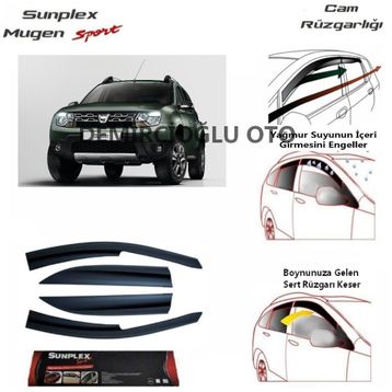 Dacia Duster 2010-2017 Mugen Cam Rüzgarlığı