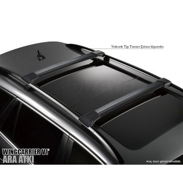 Dacia Duster 2014-2018 Siyah Wingcarrier Ara Atkı
