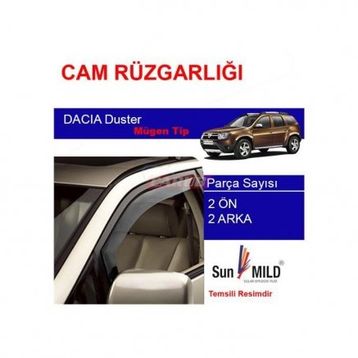 Dacia Duster 4 lü Mügen Cam Rüzgarlığı