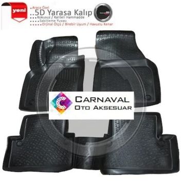 Dacia Duster 4x2 2010-2017 3D Havuzlu Paspas