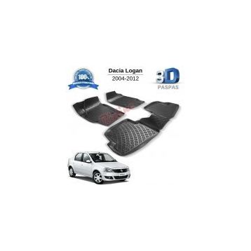 Dacia Logan 2004-2012 3D Havuzlu Paspas