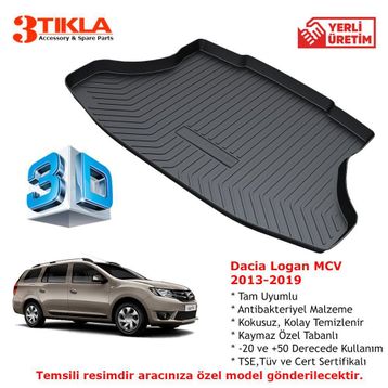 Dacia Logan MCV 2013-2019 3D Bagaj Havuzu