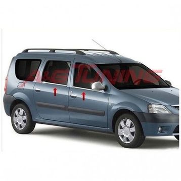 Dacia Logan MCV Tk 2005-2012 Paslanmaz Çelik Krom Cam Çıtası