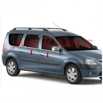 Dacia Logan MCV Tk 2005-2012 Paslanmaz Çelik Krom Cam Çıtası