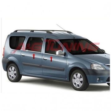 Dacia Logan MCV Tk 2005-2012 Paslanmaz Çelik Krom Cam Çıtası